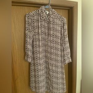 CAbi light pink shirt dress